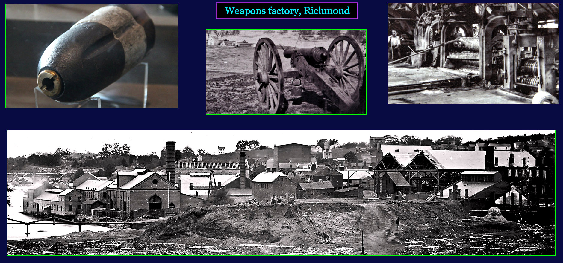 Richmond weapons factory, 1861
